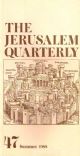 41461 The Jerusalem Quarterly ; Number Forty Seven, Summer 1988